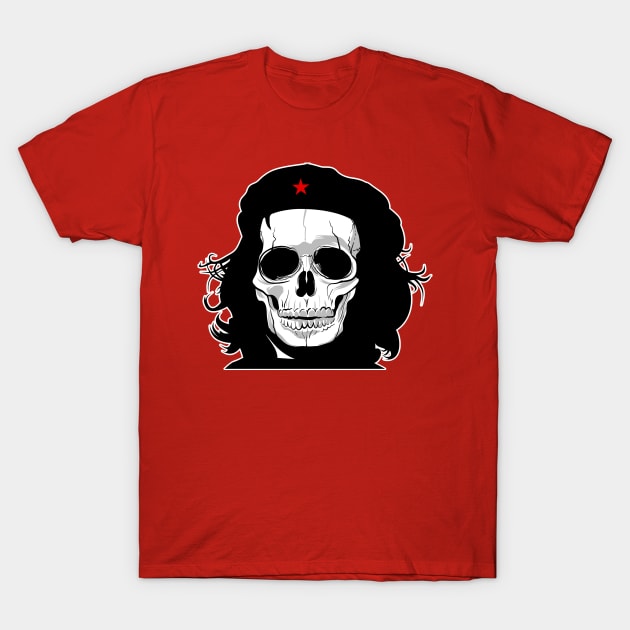 Che Guevara ∆∆∆ Skull Tribute Design T-Shirt by DankFutura